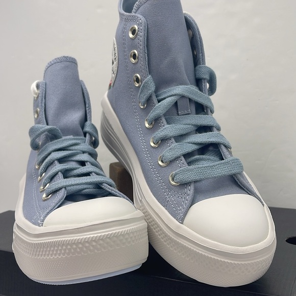 Converse WMNS High-Top Platform Sneakers A12571C
CTAS MOVE HI
WET STONE/WET STON - Picture 5 of 16